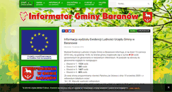 Desktop Screenshot of gmina-baranow.pl