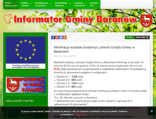 Tablet Screenshot of gmina-baranow.pl